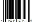 Barcode Image for UPC code 400334107145