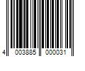 Barcode Image for UPC code 4003885000031