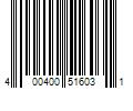 Barcode Image for UPC code 400400516031