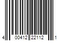 Barcode Image for UPC code 400412221121