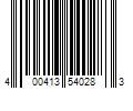 Barcode Image for UPC code 400413540283