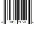 Barcode Image for UPC code 400419247704