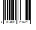 Barcode Image for UPC code 4004406268725