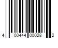 Barcode Image for UPC code 400444000282