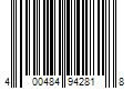 Barcode Image for UPC code 400484942818