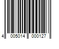 Barcode Image for UPC code 4005014000127