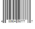 Barcode Image for UPC code 400504587777