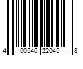 Barcode Image for UPC code 400546220458