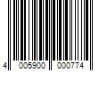 Barcode Image for UPC code 4005900000774