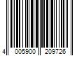 Barcode Image for UPC code 4005900209726