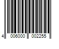 Barcode Image for UPC code 4006000002255