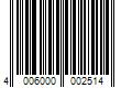 Barcode Image for UPC code 4006000002514