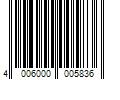 Barcode Image for UPC code 4006000005836