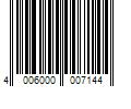 Barcode Image for UPC code 4006000007144