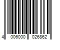 Barcode Image for UPC code 4006000026862