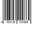 Barcode Image for UPC code 4006126000869