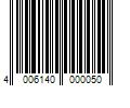 Barcode Image for UPC code 4006140000050