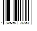 Barcode Image for UPC code 4006265000058