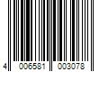 Barcode Image for UPC code 4006581003078