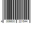 Barcode Image for UPC code 4006600221544