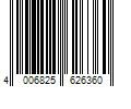 Barcode Image for UPC code 4006825626360