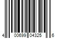 Barcode Image for UPC code 400699043256