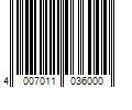 Barcode Image for UPC code 4007011036000