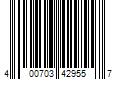 Barcode Image for UPC code 400703429557