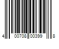 Barcode Image for UPC code 400708003998