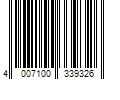 Barcode Image for UPC code 4007100339326