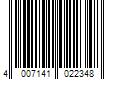 Barcode Image for UPC code 4007141022348