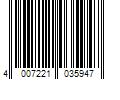 Barcode Image for UPC code 4007221035947