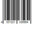 Barcode Image for UPC code 4007221035954