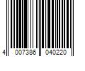 Barcode Image for UPC code 4007386040220