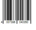 Barcode Image for UPC code 4007386040350