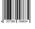 Barcode Image for UPC code 4007386098634