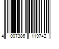 Barcode Image for UPC code 4007386119742