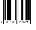 Barcode Image for UPC code 4007386259721