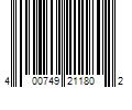 Barcode Image for UPC code 400749211802