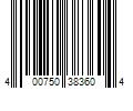 Barcode Image for UPC code 400750383604