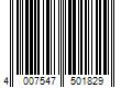 Barcode Image for UPC code 4007547501829