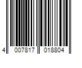 Barcode Image for UPC code 4007817018804