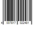 Barcode Image for UPC code 4007817022481