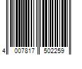 Barcode Image for UPC code 4007817502259