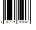 Barcode Image for UPC code 4007871000586