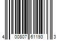 Barcode Image for UPC code 400807611933