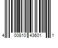Barcode Image for UPC code 400810436011