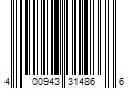 Barcode Image for UPC code 400943314866