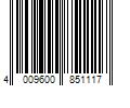 Barcode Image for UPC code 4009600851117