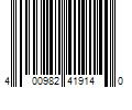 Barcode Image for UPC code 400982419140